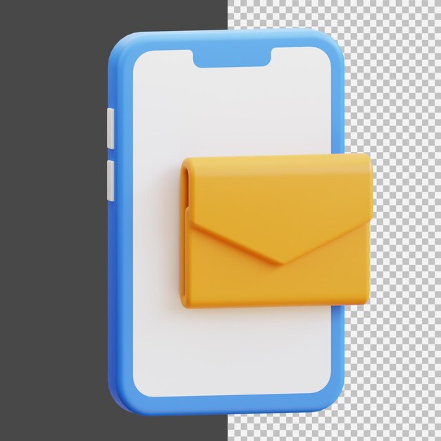 3D-E-Mail-Benachrichtigung auf Mobiltelefonen