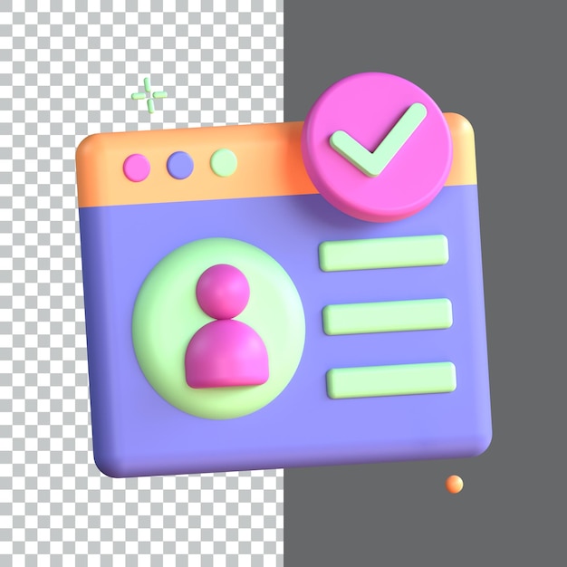 3D eCommerce Icon render asset design 3D Icon illustration