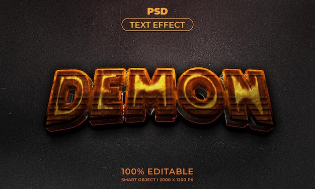 3d editable text and logo effect style mockup with dark abstract background