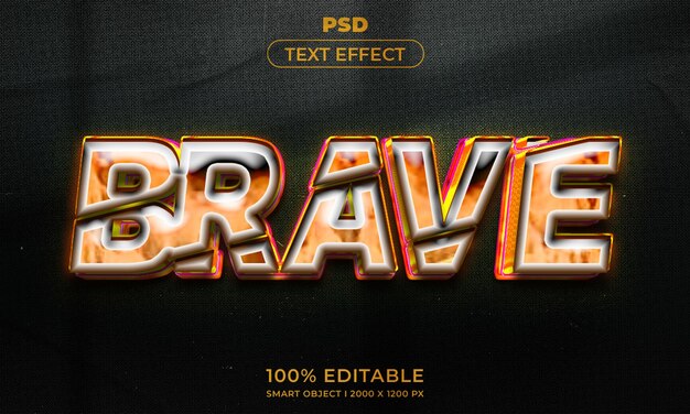 3d editable text and logo effect style mockup with dark abstract background