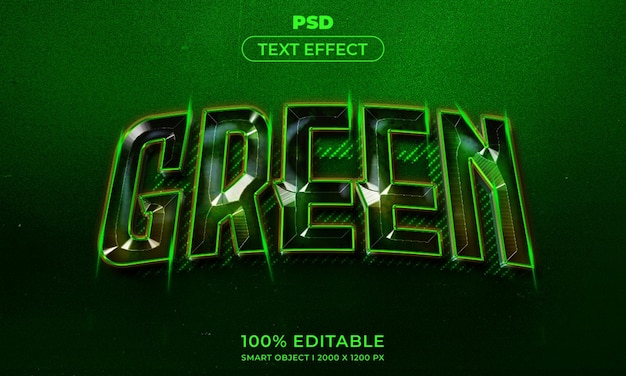 3d editable text and logo effect style mockup with dark abstract background