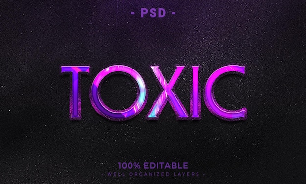 3d editable text and logo effect style mockup with dark abstract background