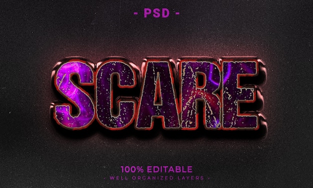 3d editable text and logo effect style mockup with dark abstract background