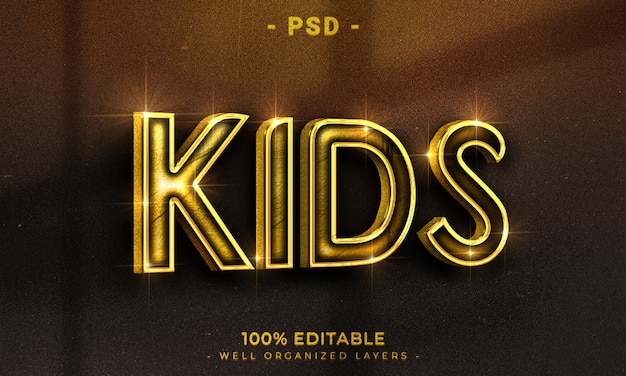 3d editable text and logo effect style mockup with dark abstract background