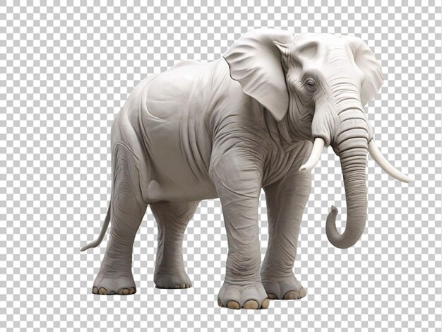 PSD 3d elefante blanco de papúa nueva guinea