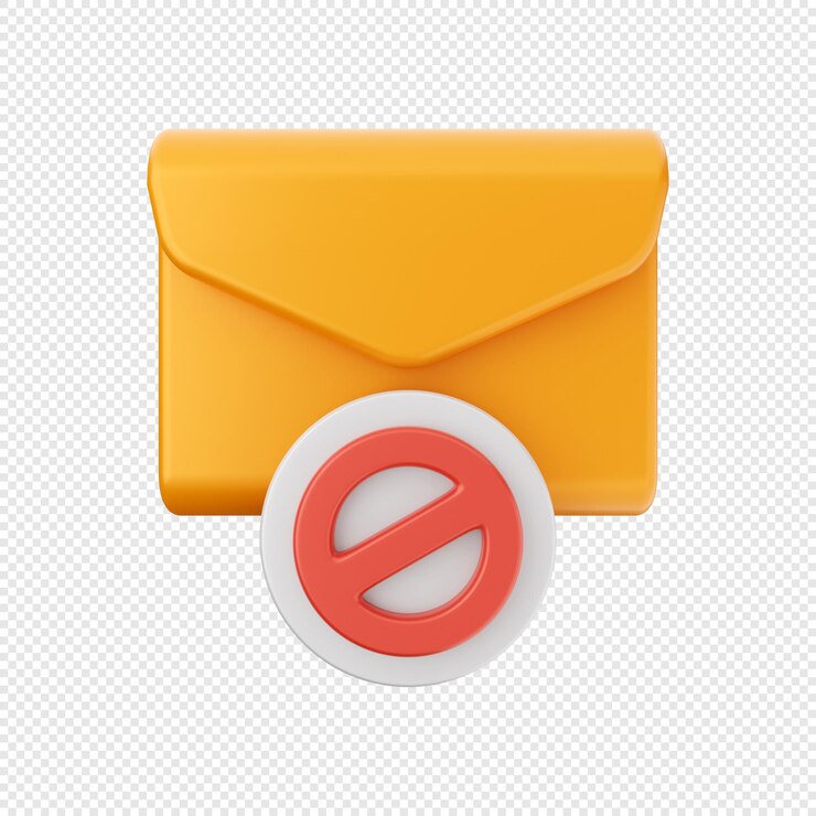 PSD 3d email mail message envelop icon illustration