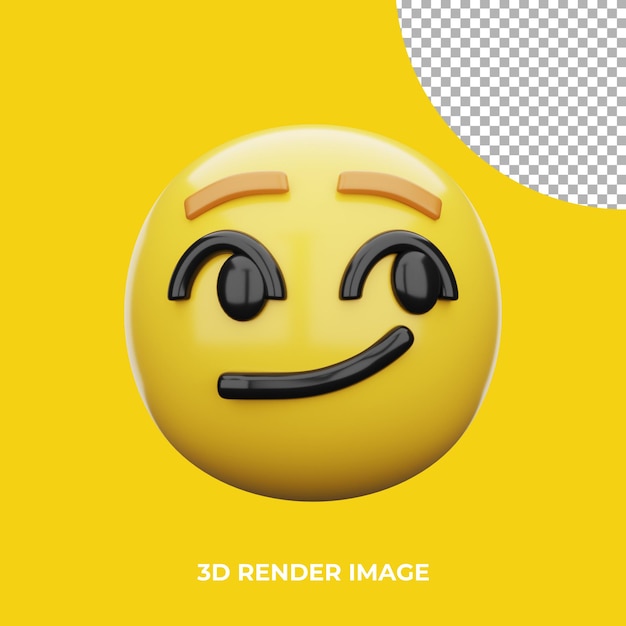 3d emoji cara sonriente