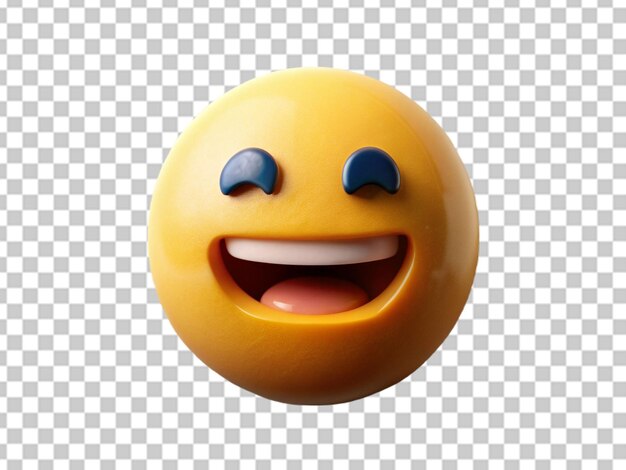 PSD 3d emoji engraçado png isolado em fundo transparente