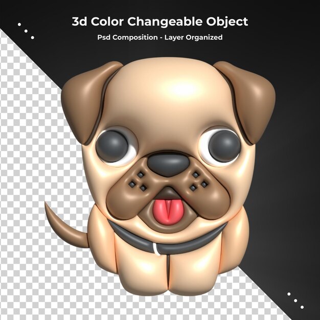 3D-Emoji-Gesichter mit Gesichtsausdrücken 3D-Rendering stilisierte Emoji-Symbole