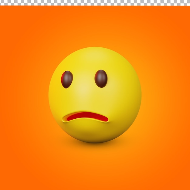 3d emoji mau humor renderização 3d