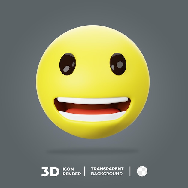 3d-emoticon glücklich