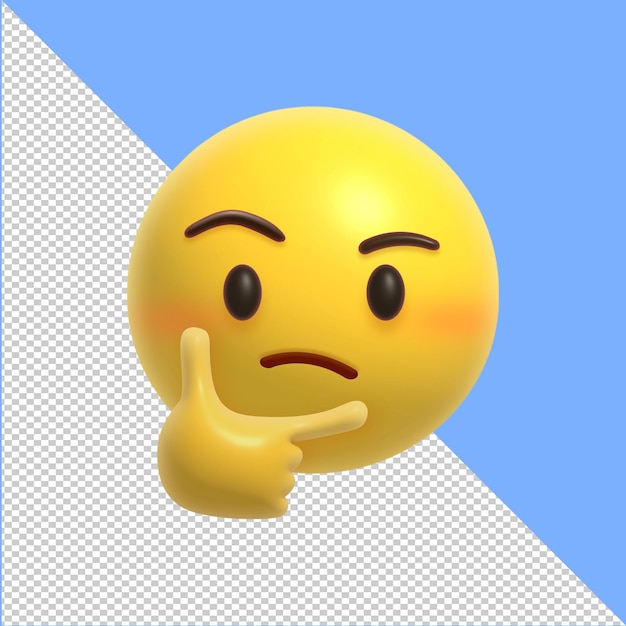 3D-Emotikon-Ausdruck