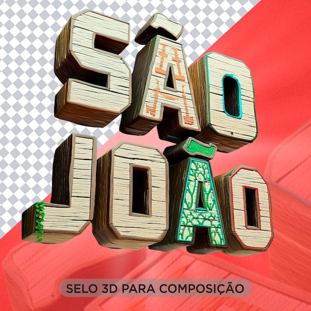 3D Então Joo Texto