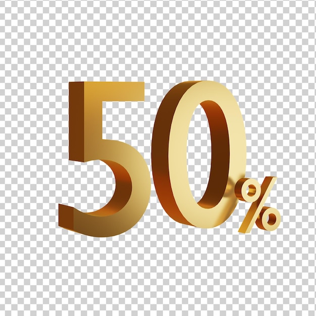 3d Entièrement Isolé 50 %