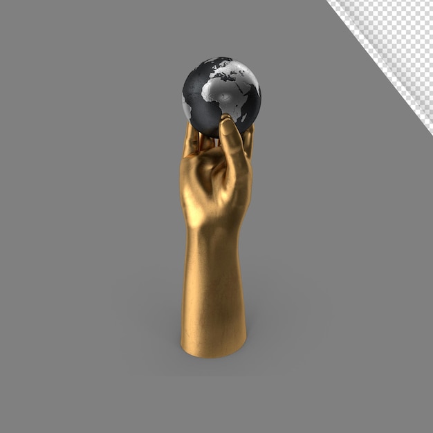 3d environment object with transparent background