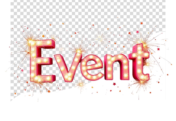 PSD 3d event text