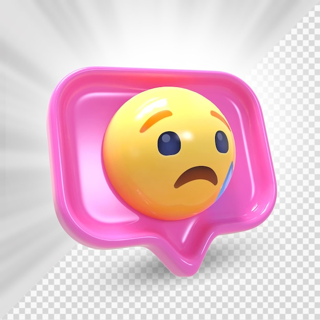 3d-facebook-emoji traurig