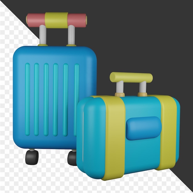 3D-Ferienillustrationen