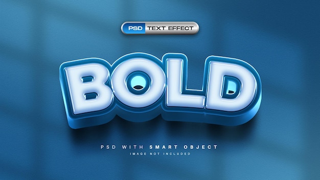 3D-Fettdruck-Text-Effekt