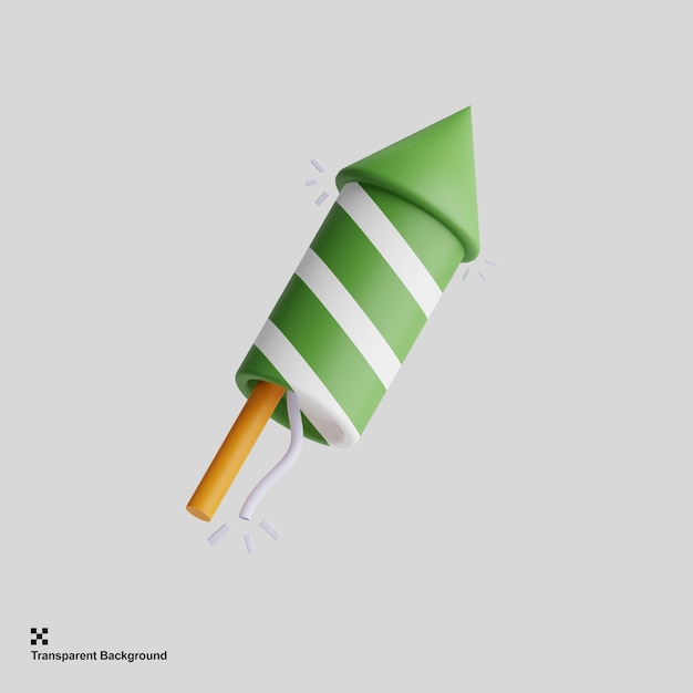 PSD 3d-feuerwerk-symbol