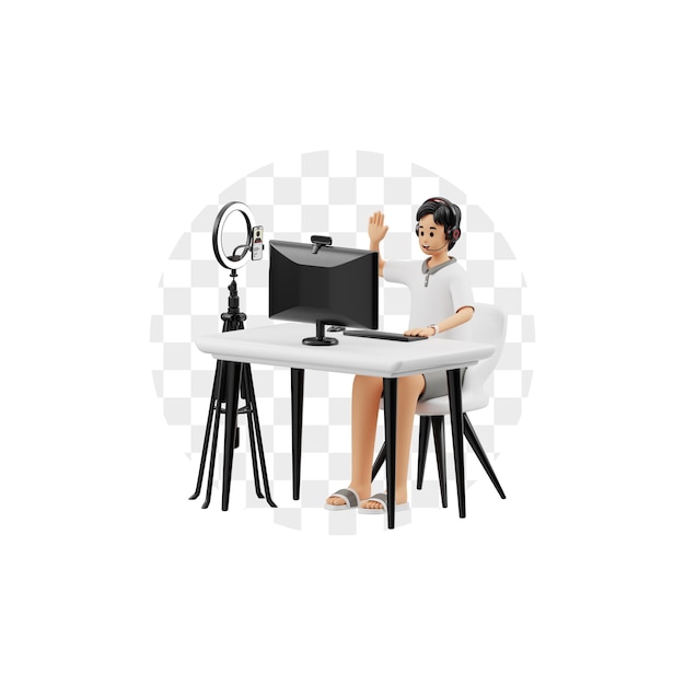 3D-Figuren-Live-Streamer