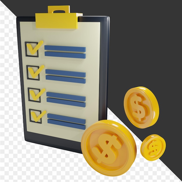 3D-Finanz-Symbol