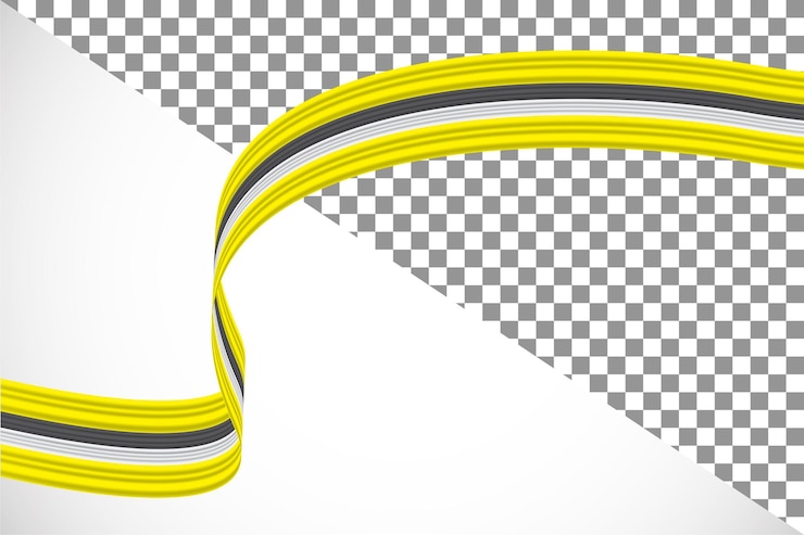 PSD 3d fita da bandeira de brunei darussalam42