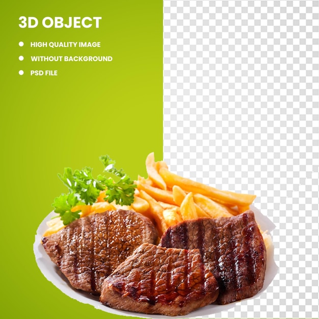 3D-Food-Steak