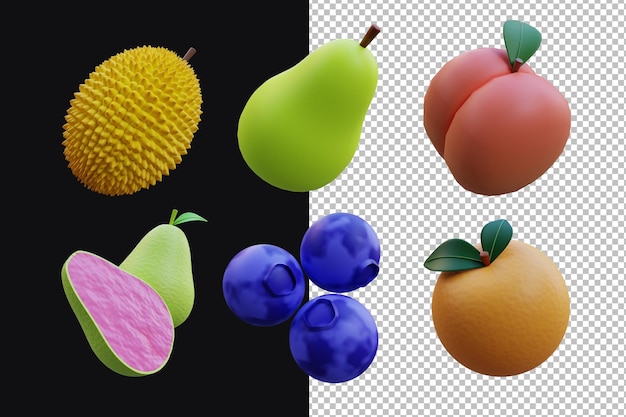 PSD 3d-frucht-symbol