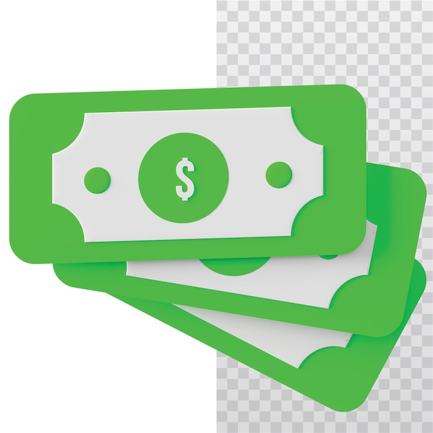 3D-Geld-Ikonen