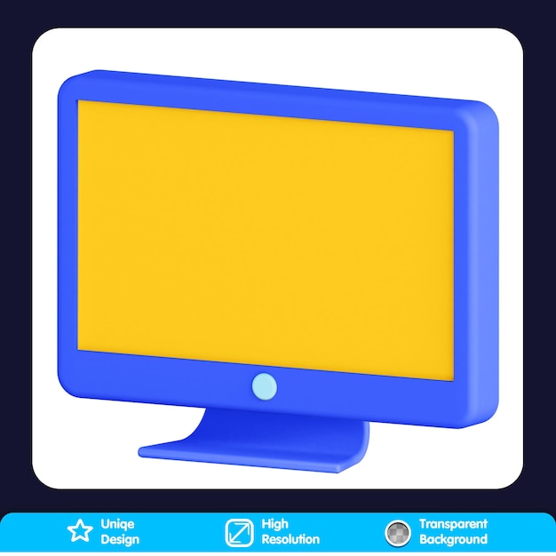 3D General Iconos Computadora