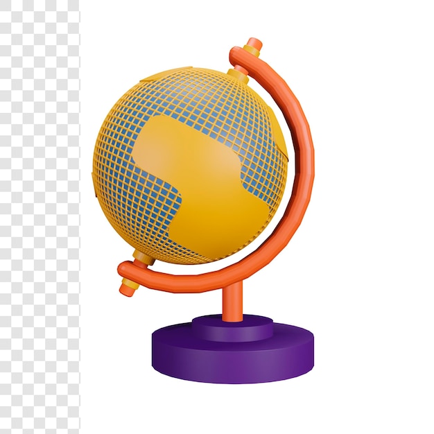 3D-Geographie-Globus