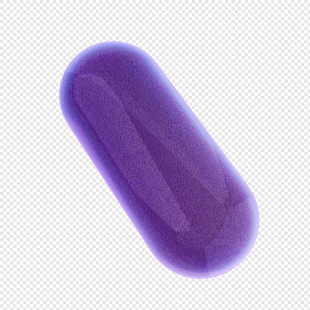 3D-geometrische Glasviolettfarbe