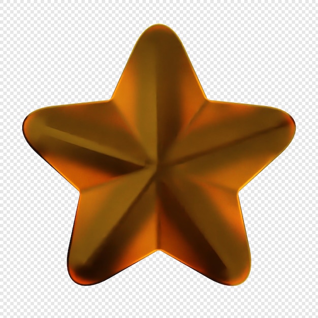 3D-geometrisches Glas weich gelbe Farbe