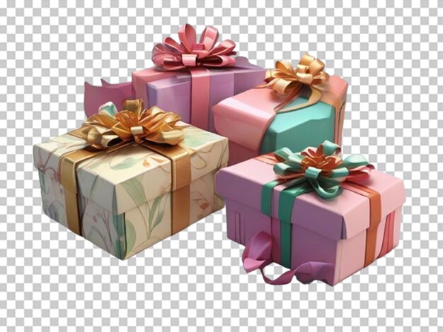 PSD 3d-geschenkbox-design-bilder