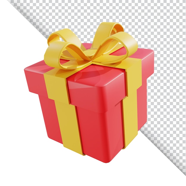 3D-Geschenkbox-Symbol