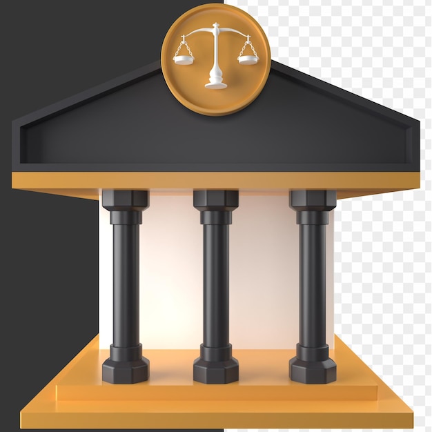 3D-Gesetz-Symbol