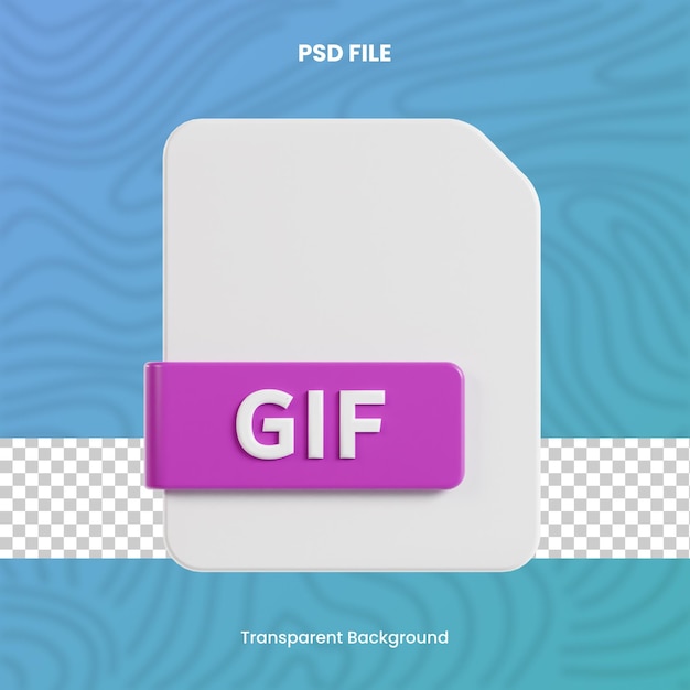 3d gif archivo formato de archivo 3d render set fondo transparente