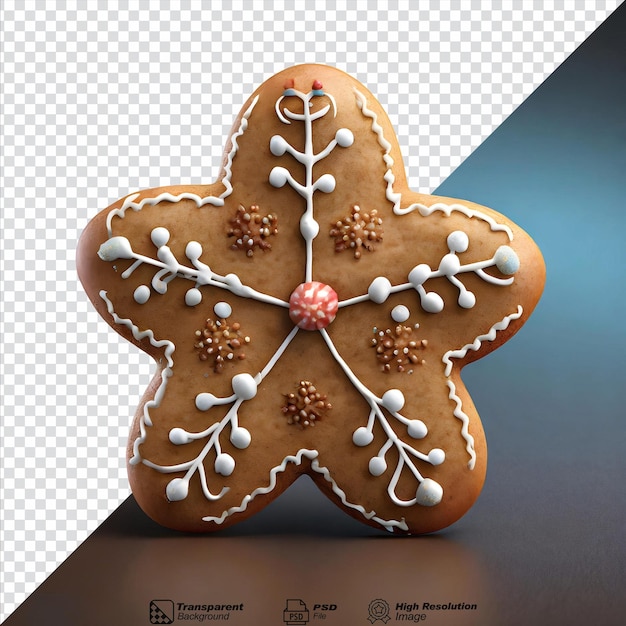 PSD 3d-gingerbread-mann, frohe weihnachtskuchen
