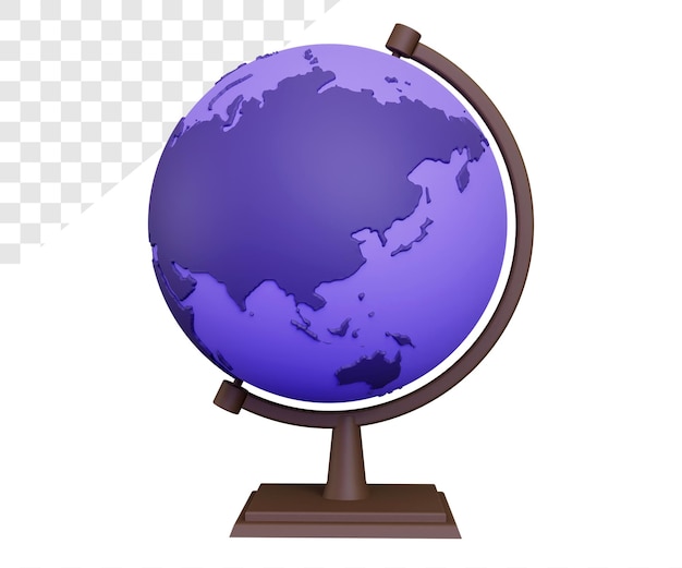 3D-Globus-Konzeptillustration