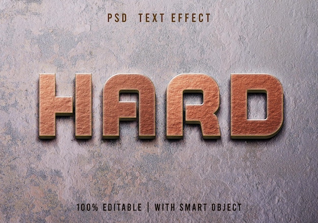 3D goldener Text editierbar