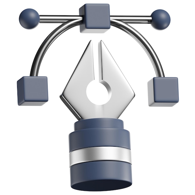 3d graphic design tool pack bezier tool icon