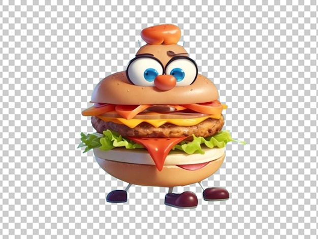 PSD 3d-grill-burger