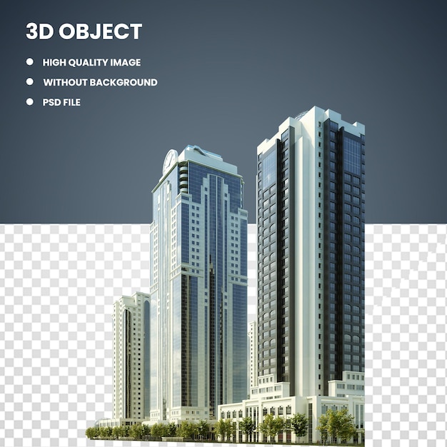 3d Grozny Building Immobilier Lotissement Design urbain
