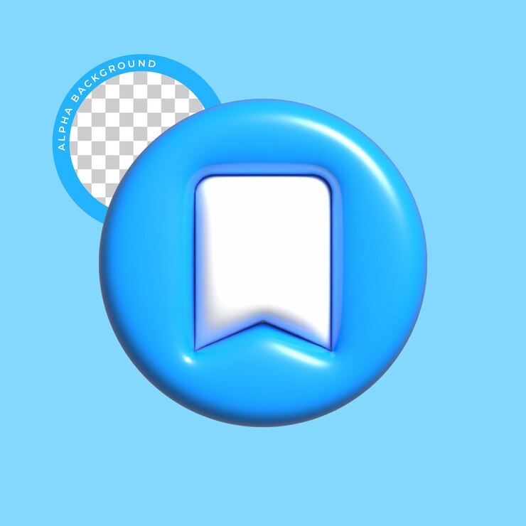 PSD 3d guardar el icono de fecha en concepto azul. icono aislado.