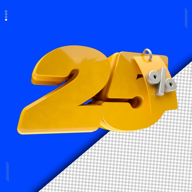 3d hace que el 25 por ciento de la fuente sea amarilla