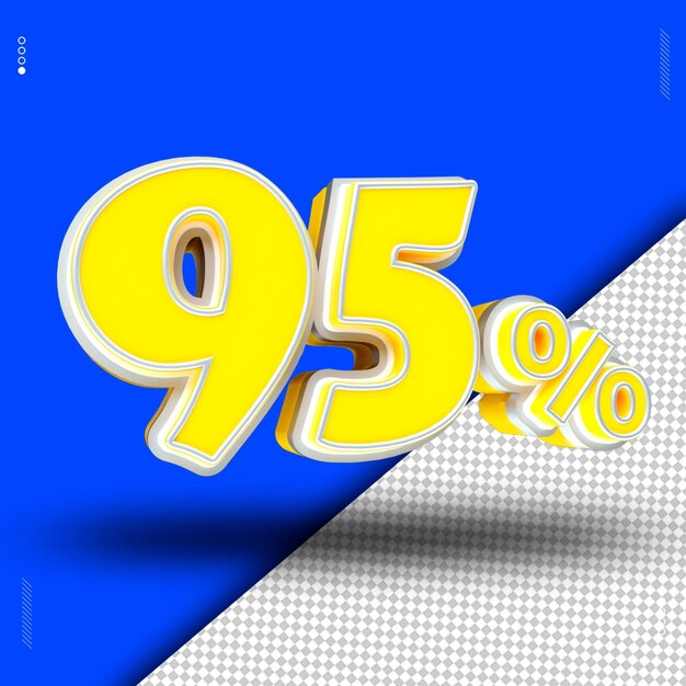 3d hace que el 95 por ciento de la fuente sea amarilla