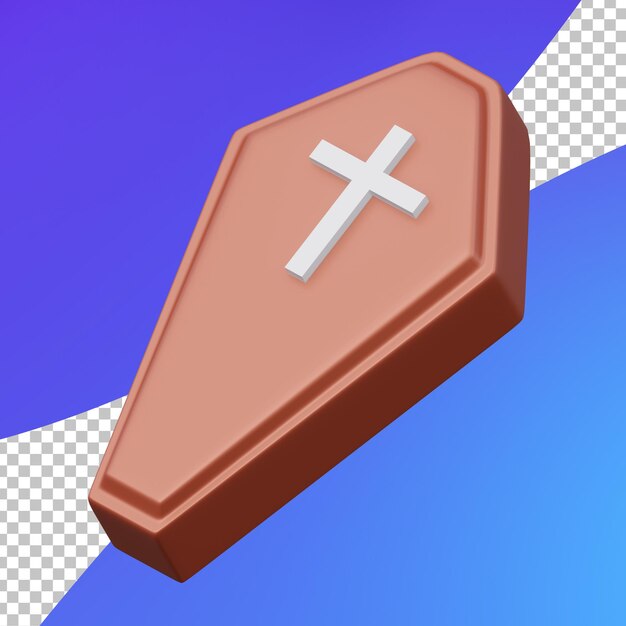 3D Halloween Coffin