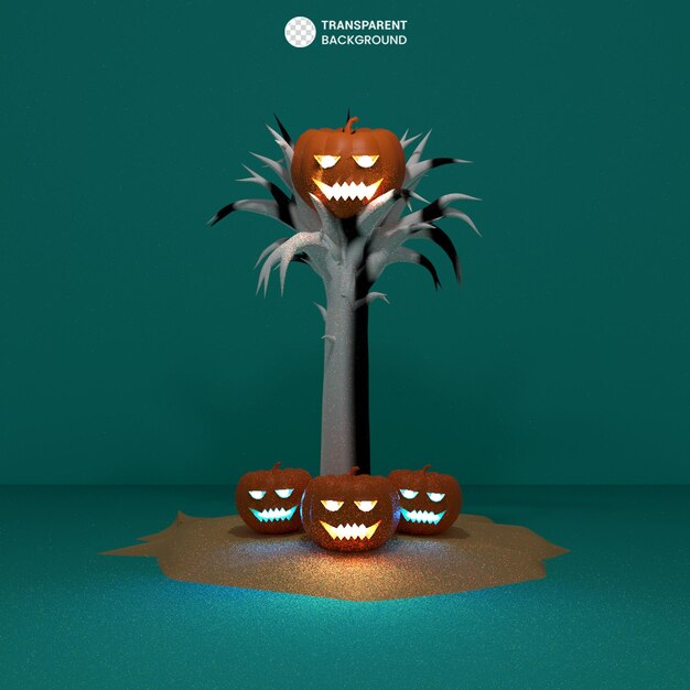 PSD 3d-halloween-hintergrund