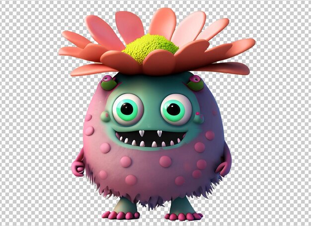 PSD 3d-halloween-monster